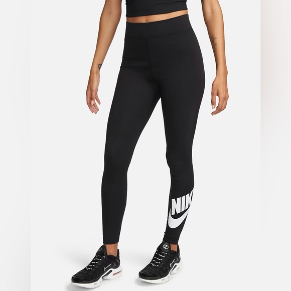 Nike Pants - Nike Sportswear LegaSee Women's High-Waisted Leggings Size S Black DB3903-010
